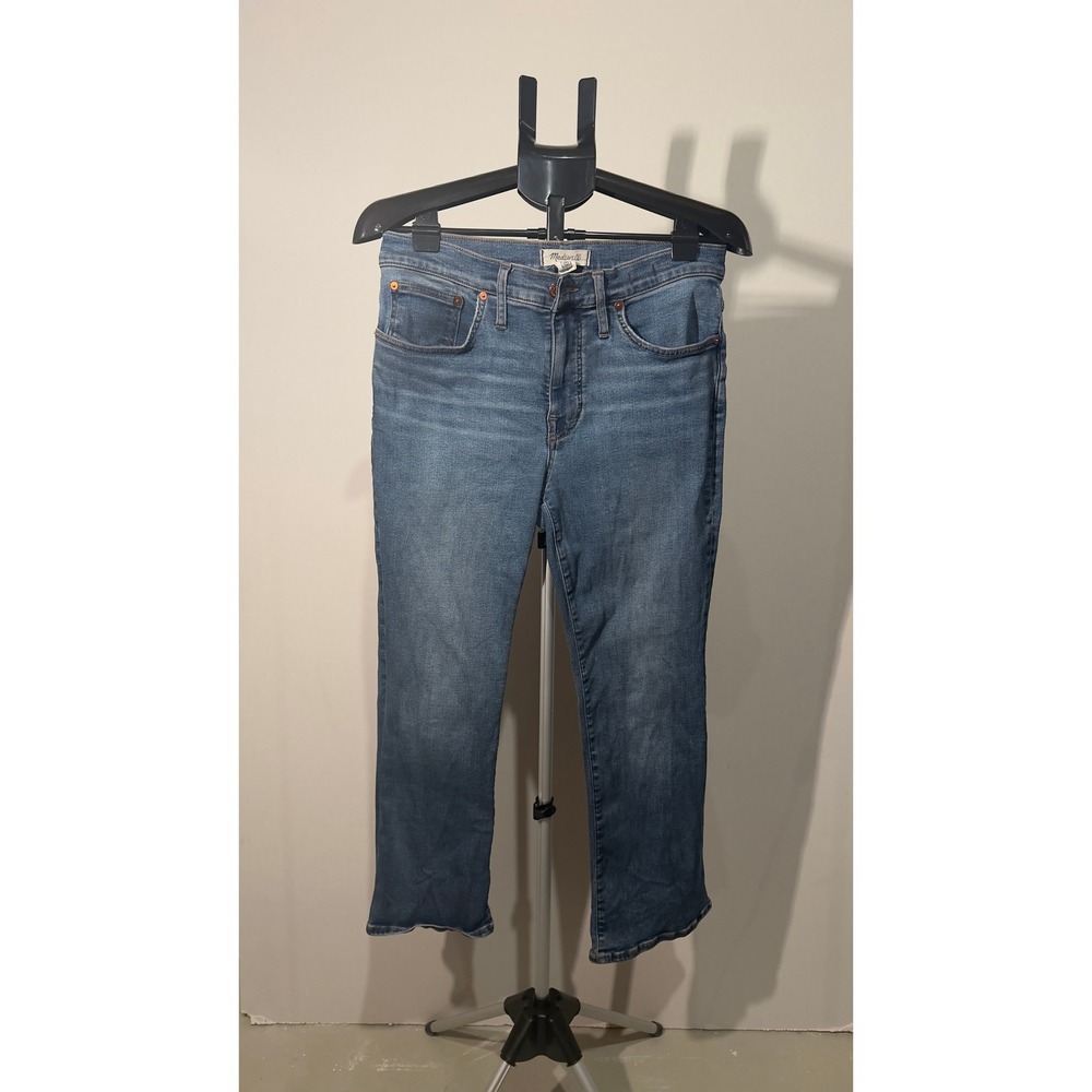Madewell Women Mid Rise Straight Leg Jeans Medium Wash Size 28